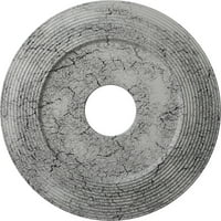 Екена Милуърк 1 8 од 5 8 ИД 1 п Адонис таван медальон, ръчно рисуван ултра чисто бял пращене