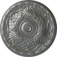 Екена Милуърк 3 4 од 5 8 п Амелия таван медальон, ръчно рисувано Сребро