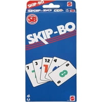 Скип-Бо ретро стратегическа игра на карти за 2-играчи на възраст 7г+