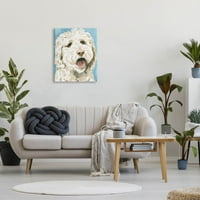 Ступел индустрии Щастлив Шаги куче портрет галерия увити платно печат стена изкуство, дизайн от Грейс Поп