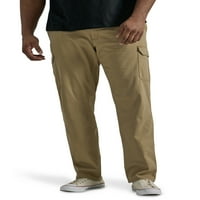 Лий® големи мъжки екстремни движения прав годни Кепър карго панталон с Фле колан