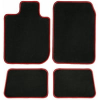 Джип Гранд Чероки черен с червени Кант килим Автомобилни стелки стелки, по поръчка годни за 2011, 2012, 2013,