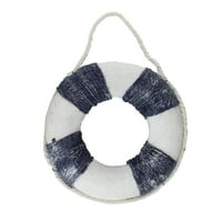 12 синьо и бяло морско плуване пръстен стена висящи декор