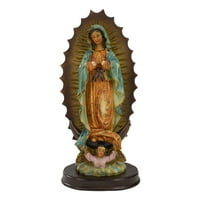 9.25 Дева Мария от Гуадалупе и бебето Исус Религиозна фигурка
