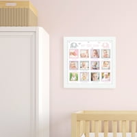Първата година на бебето фото рамка за спомен